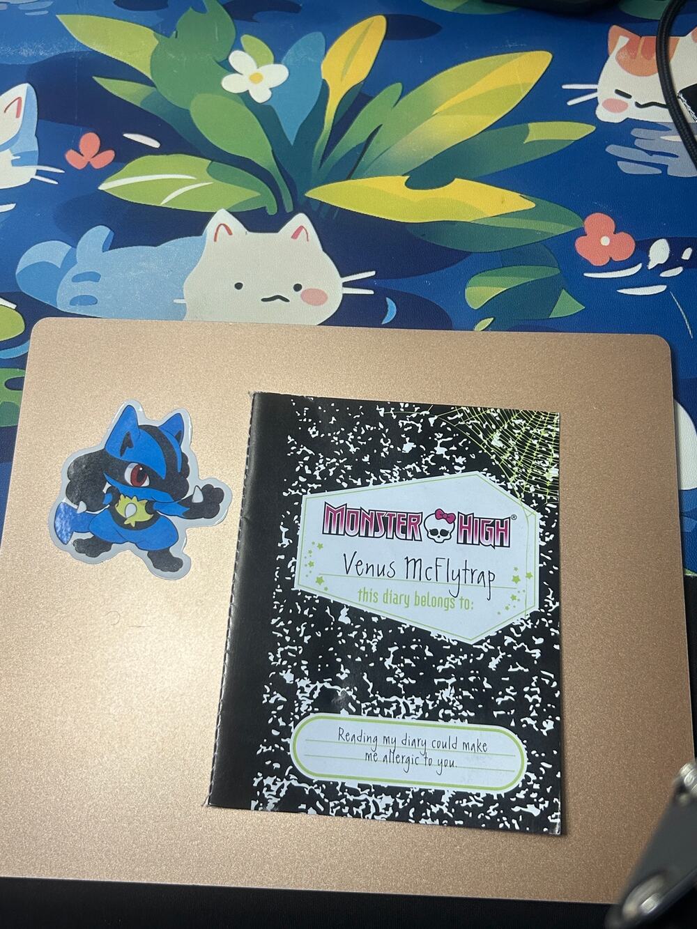 Monster High Venus McFlytrap's Between Classes Diary Journal Booklet Mattel 2012